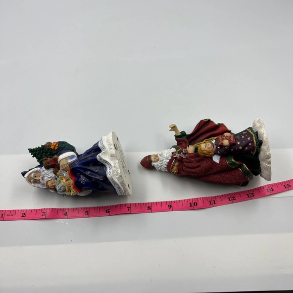 Vintage Reflections Of Christmas St. Nicholas NO STAFF Pipka Storytime Santas - Picture 7 of 11